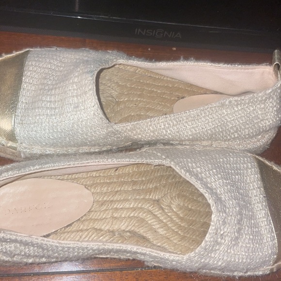 Parfois espadrilles cream and gold toe size 37 - Picture 3 of 10